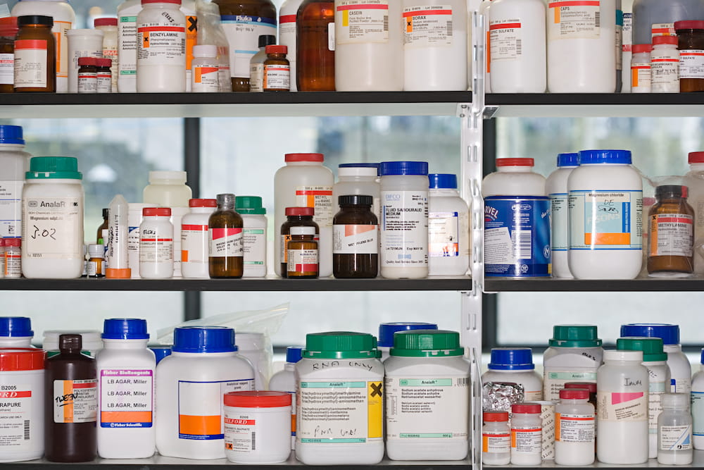 Laboratory chemical identification and lab pack disposal services